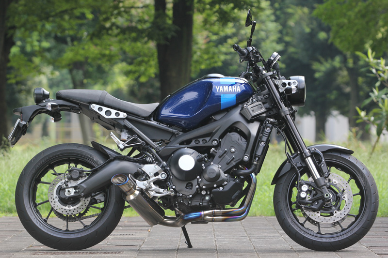 18~XSR900 (2BL-RN56J)　｜POWERBOX FULL “SS” TitanBlue　-SP忠男 | オリジナルマフラー公式ストア